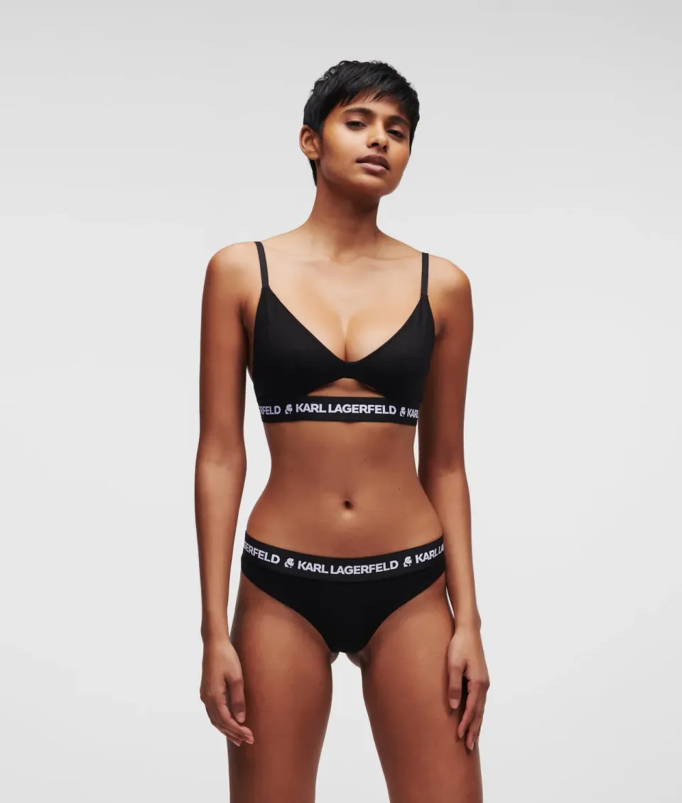 Karl Lagerfeld Logo Peephole BH Sport bügellos XS-XL