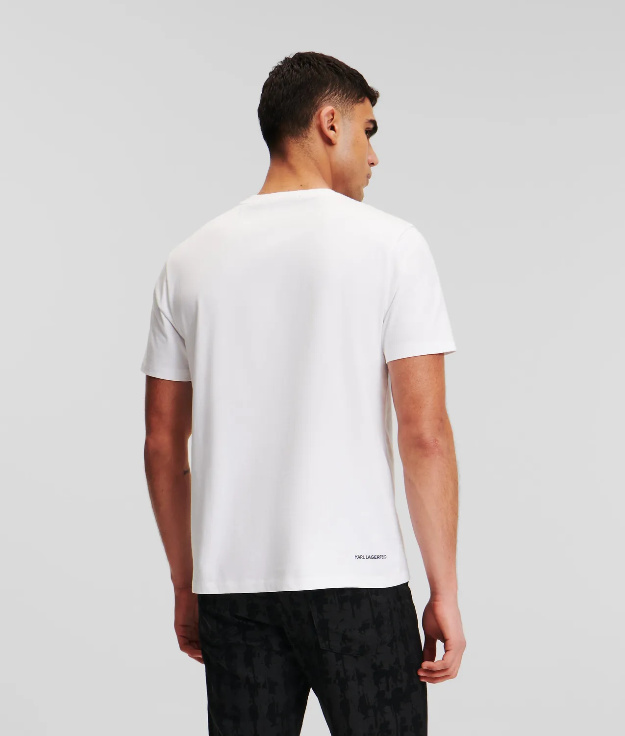Karl Lagerfeld Ikon Kameo T-Shirt Baumwolle Stick