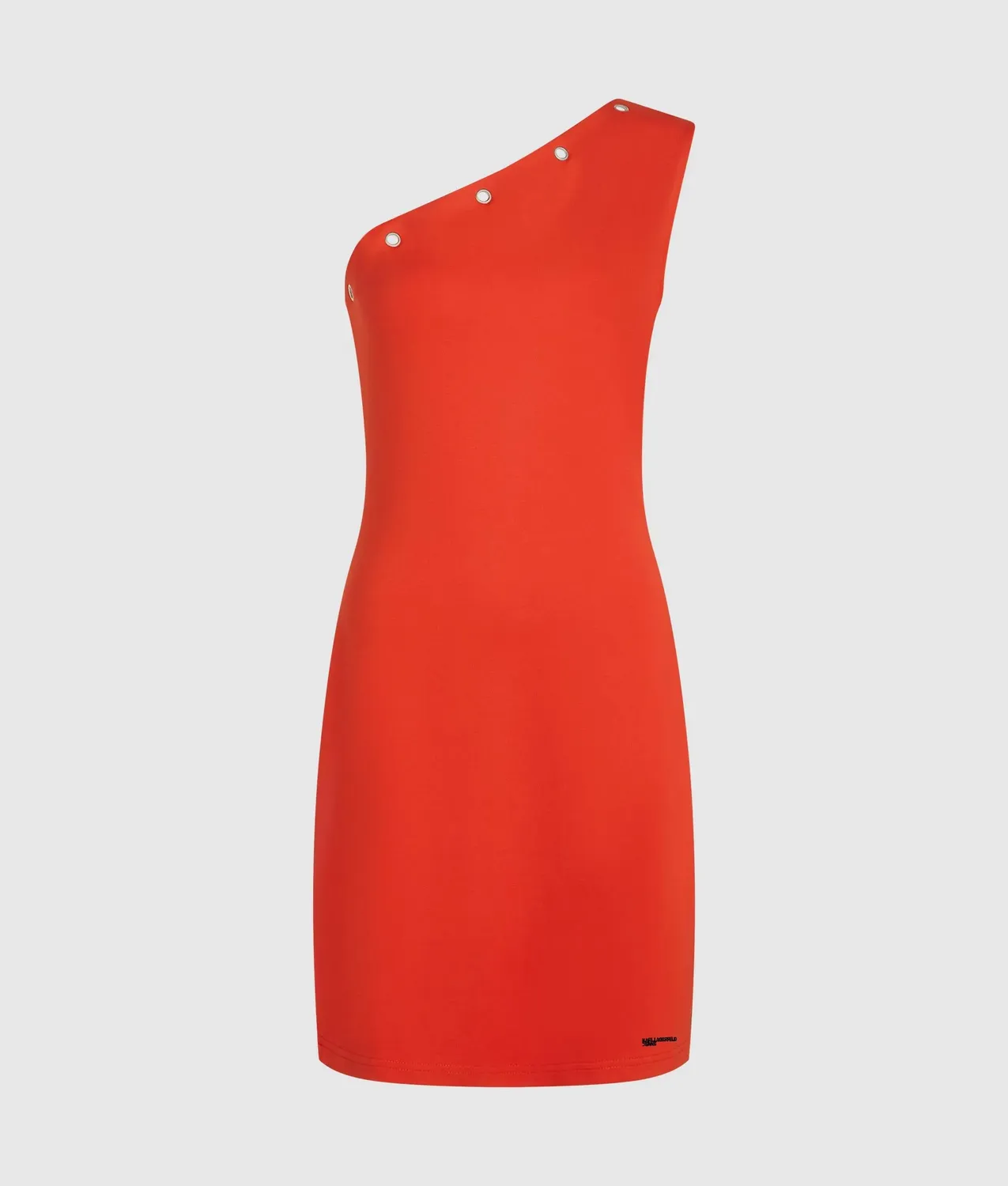 Karl Lagerfeld One-Shoulder Kleid figurbetont