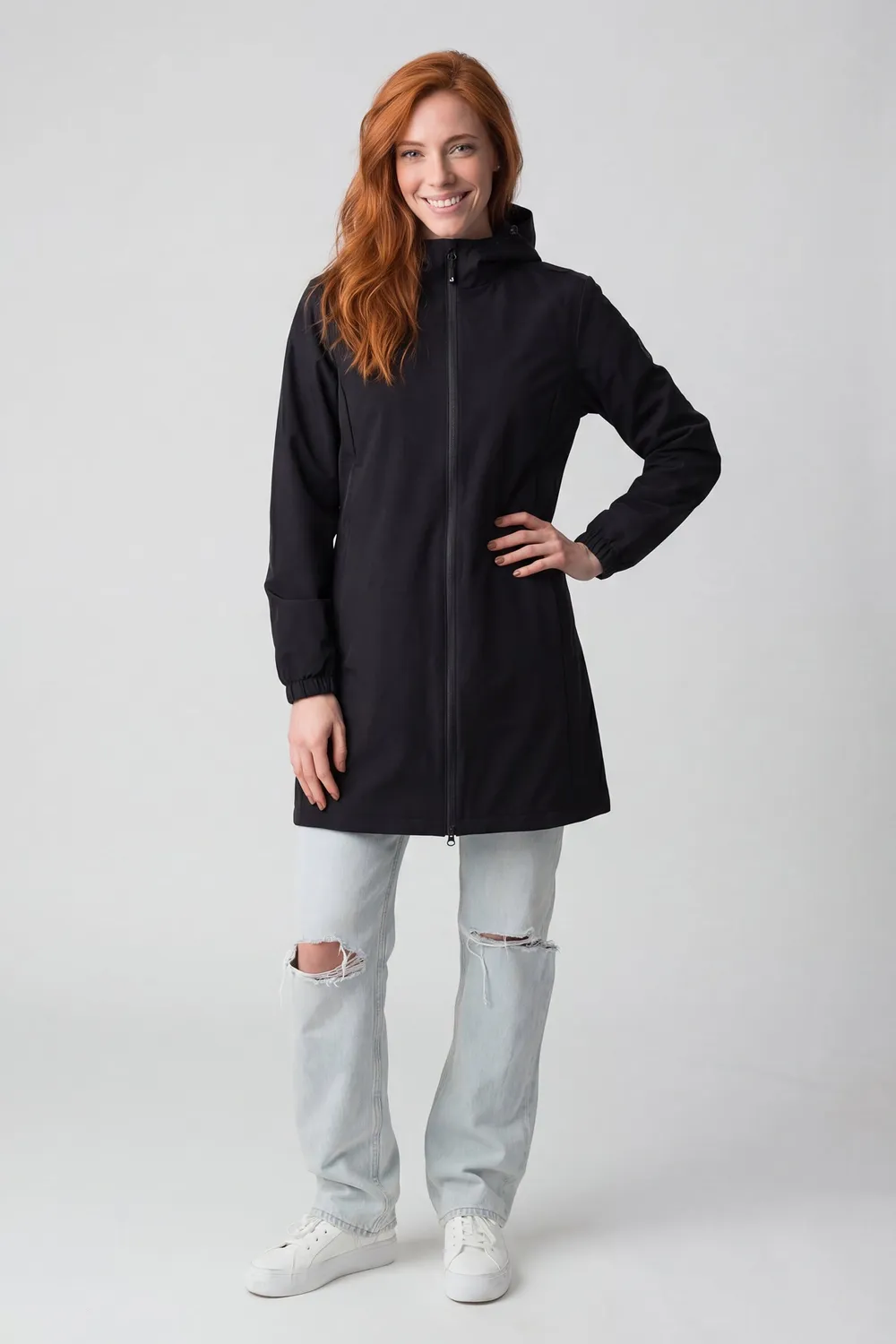 Alife & Kickin TorilAK A Longjacke Schwarz Leicht