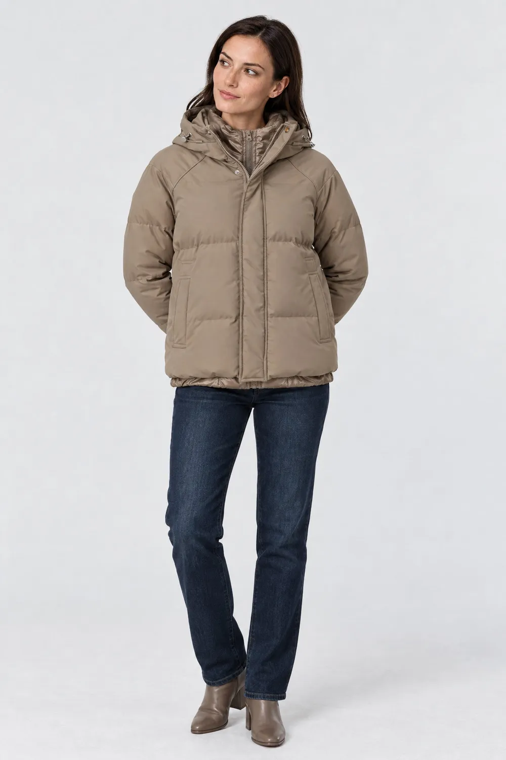 Alife & Kickin RoxaneAK A Pufferjacke Braun Damen