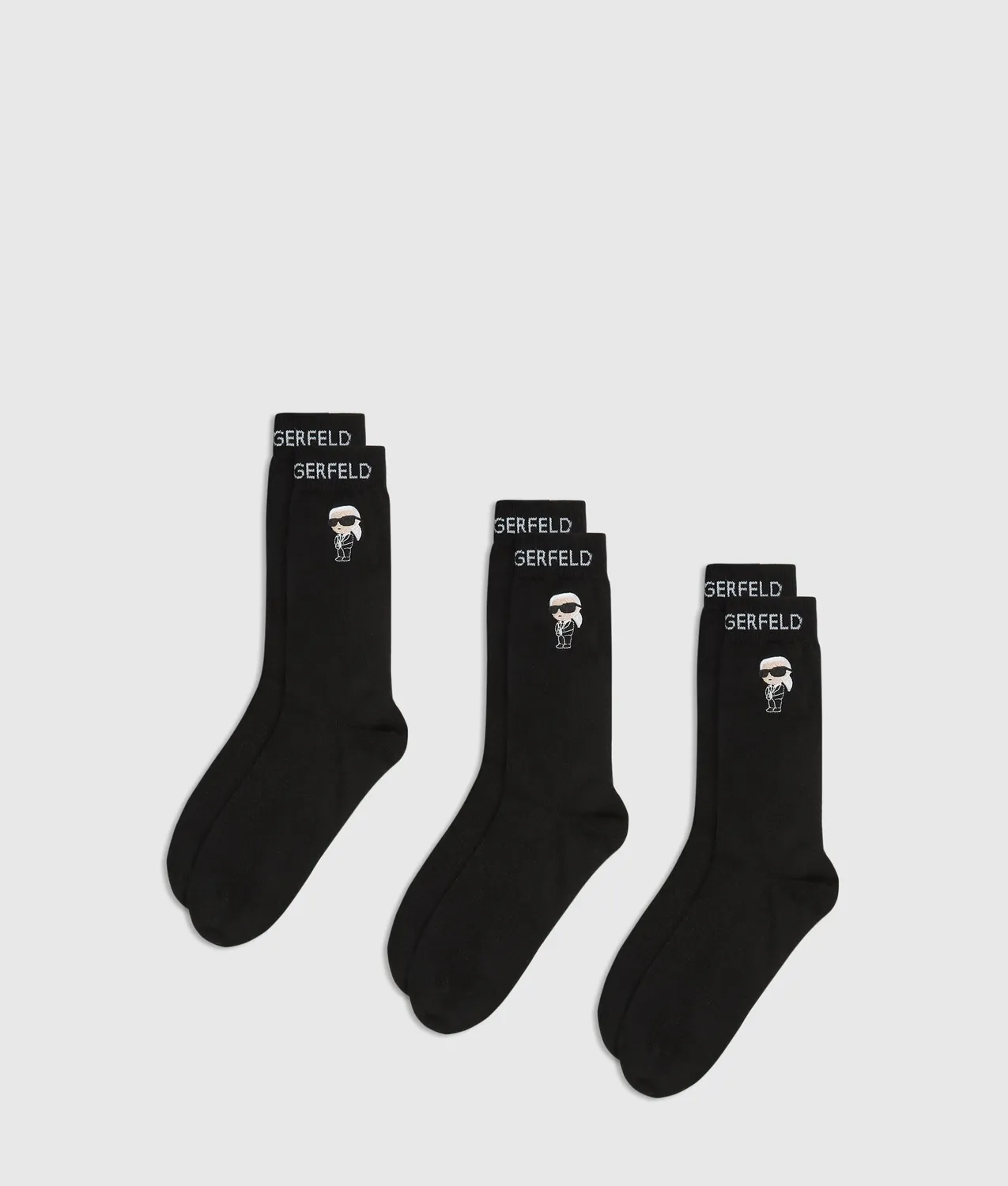 Karl Lagerfeld Ikon Socken Herren 3er-Pack