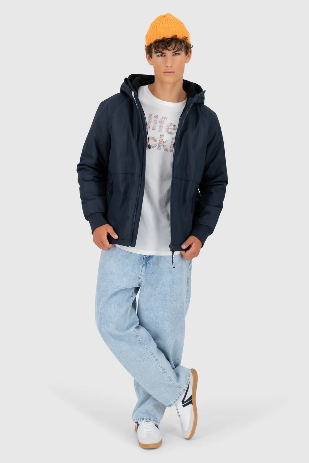Alife & Kickin MartyAK A Winterjacke Dunkelblau warm gefüttert
