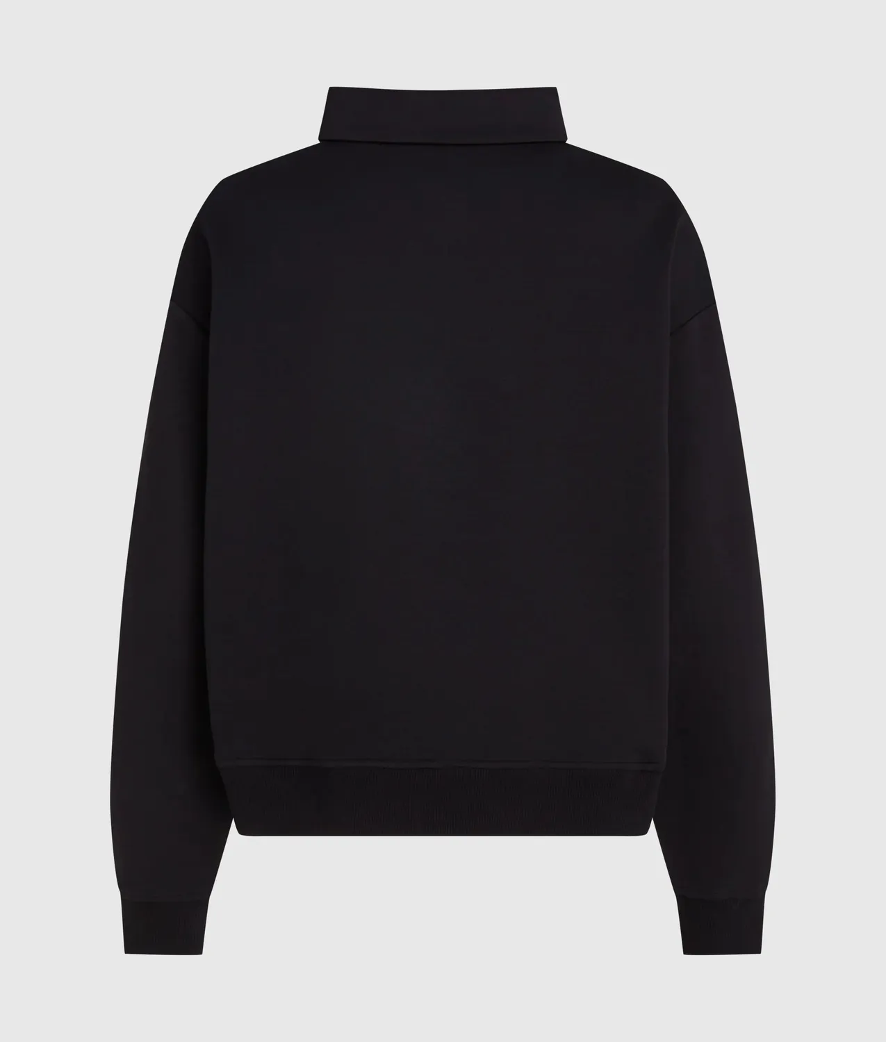 Karl Lagerfeld Logo Sweatshirt Half-Zip Baumwolle