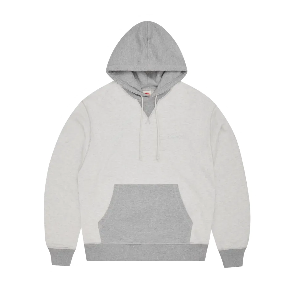 Corteiz HMP Contrast Hoodie Heather Grey Baumwolle