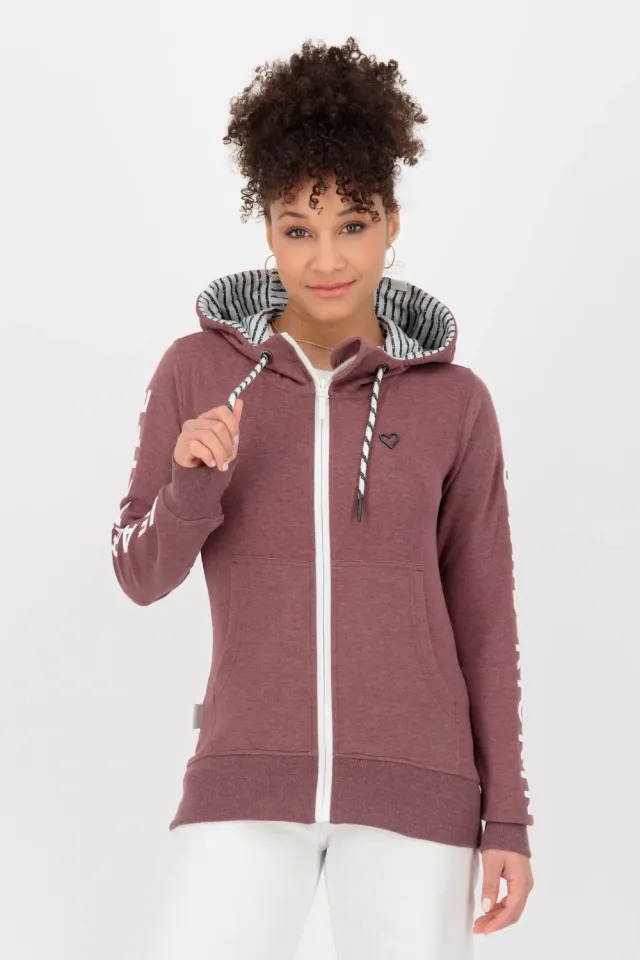 Alife & Kickin JessyAK A Sweatjacke Pink Kapuze
