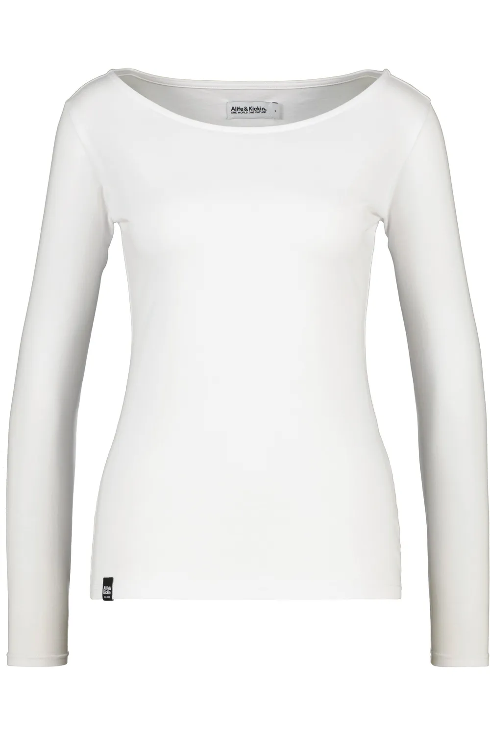 Alife & Kickin FinjaAK A Longsleeve weiß Baumwolle