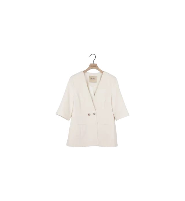 Mos Mosh MMGrit Carli Blazer Ecru 36 Halbarm
