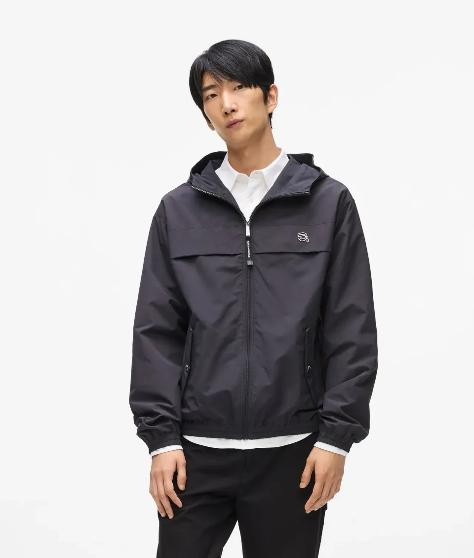 Karl Lagerfeld Ikon Lightweight Jacke Kapuze XS-XL