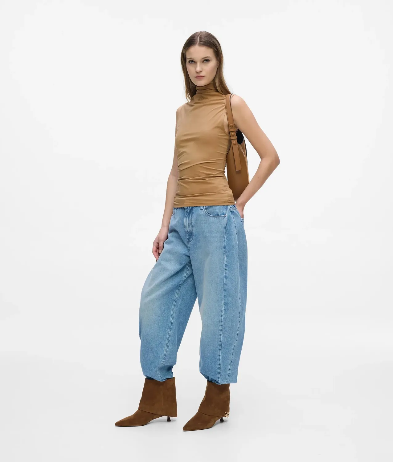 Karl Lagerfeld Eyewear Mock-neck Tank Top Damen Stehkragen
