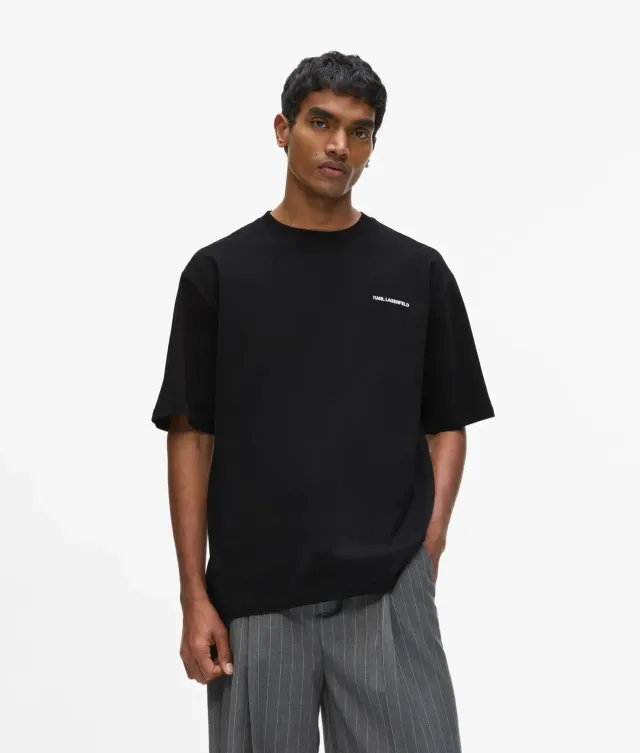 Karl Lagerfeld Rue St-Guillaume T-Shirt Herren relaxed Baumwolle