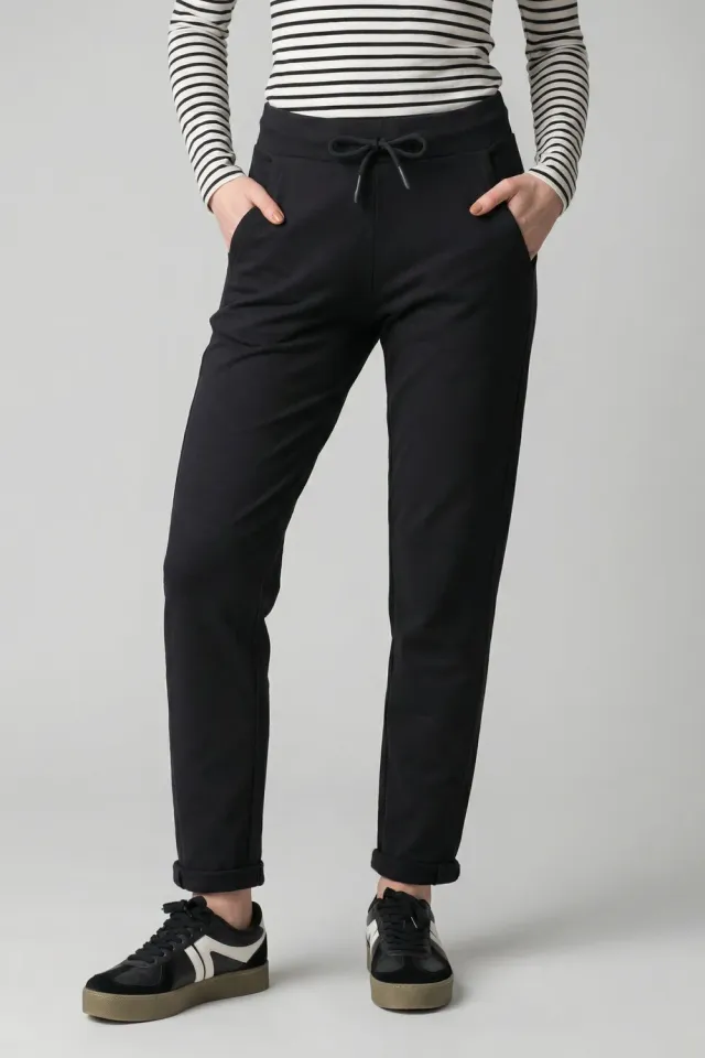 Alife & Kickin GinetteAK A Sweatpants Schwarz Baumwolle