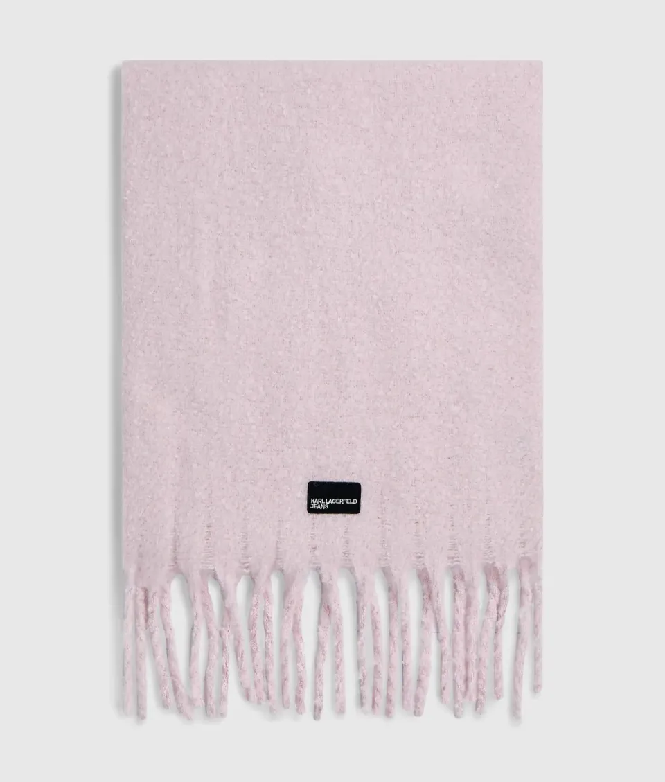 Karl Lagerfeld Jeans Fransenschal flauschig Einheitsgröße
