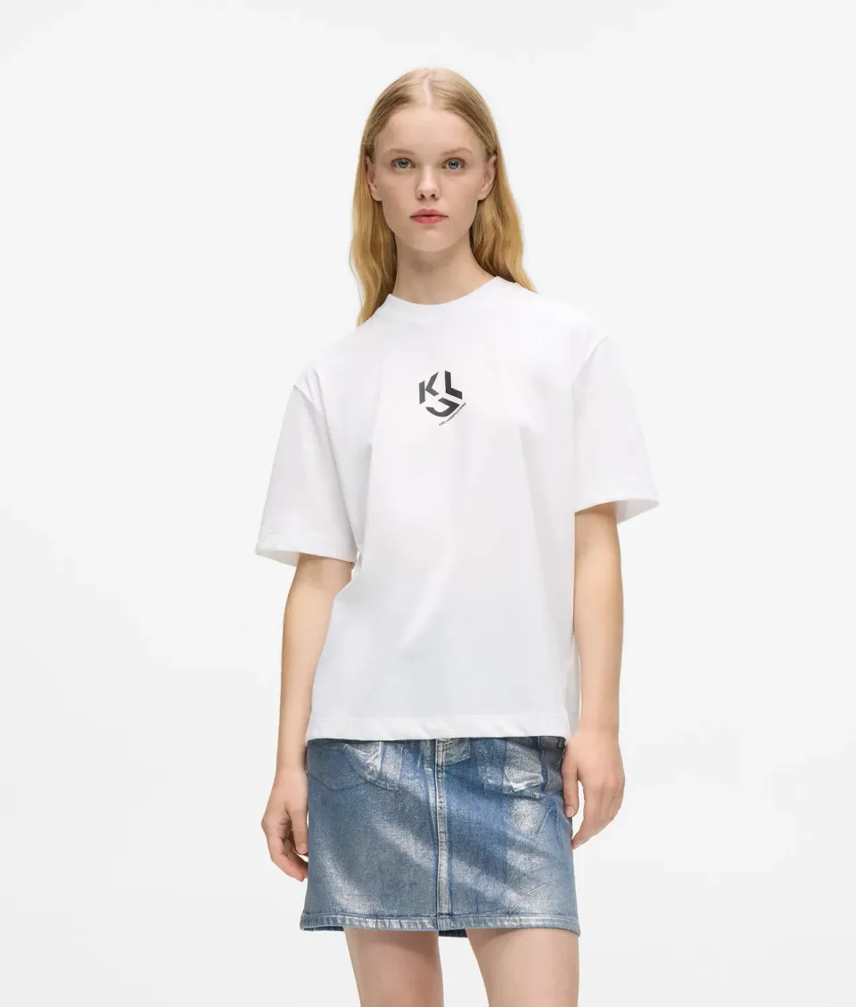 Karl Lagerfeld Jeans Monogram T-Shirt Regular Herren Damen