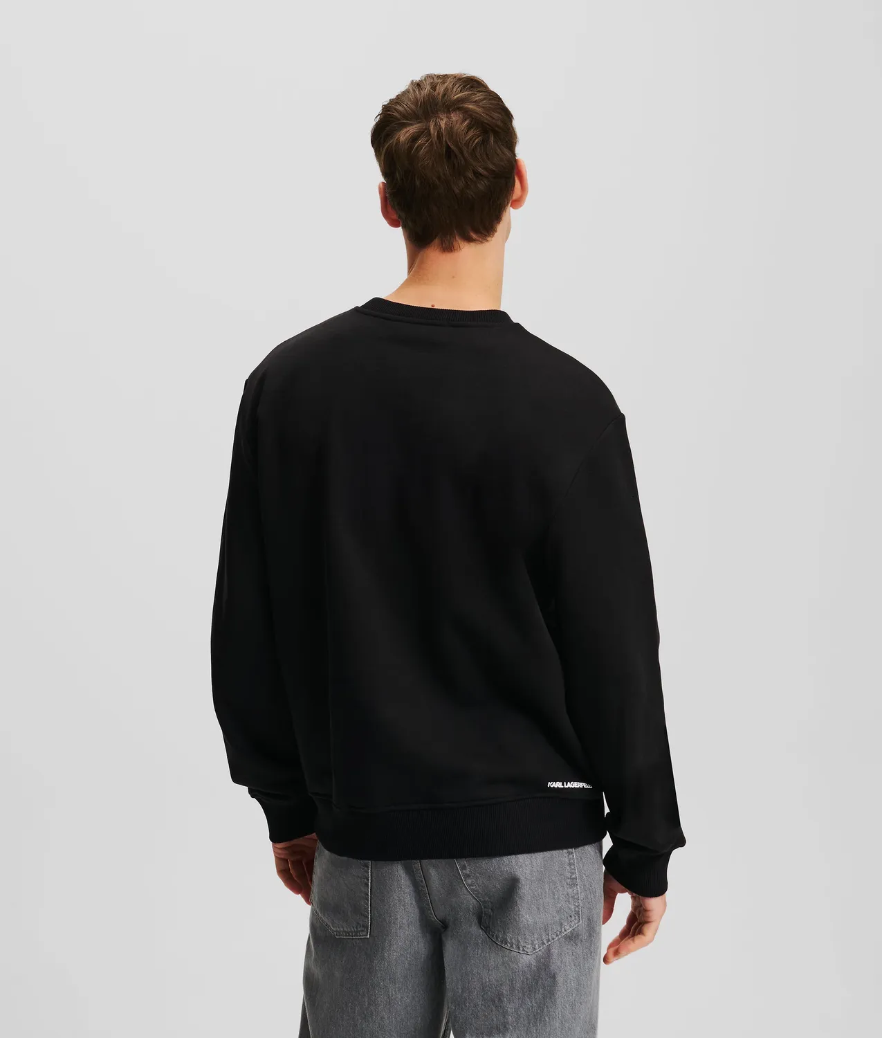 Karl Lagerfeld Ikon Kameo Sweatshirt Stickerei