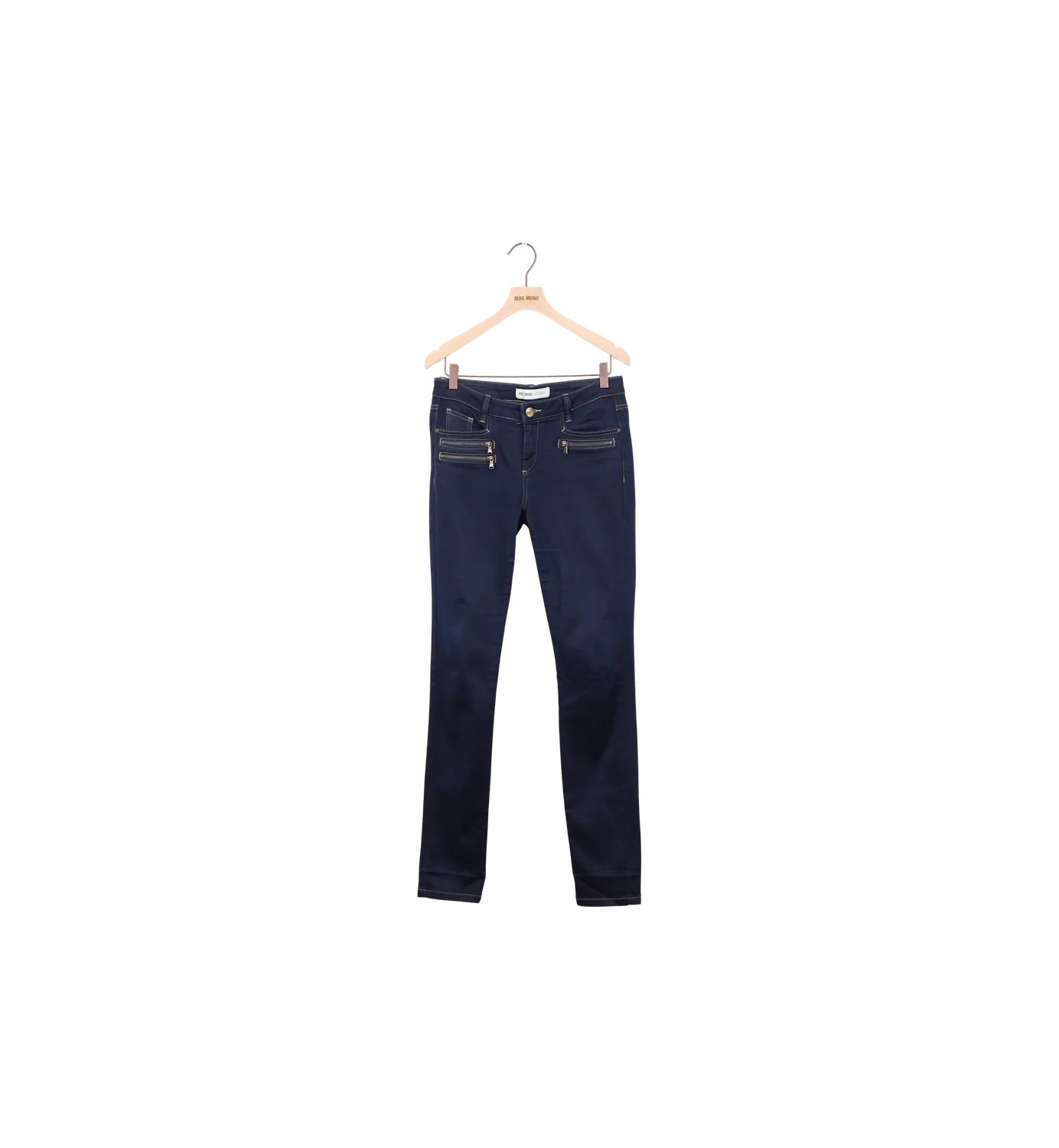Mos Mosh Berlin Zip Long Jeans Dark Blue 28 Secondhand