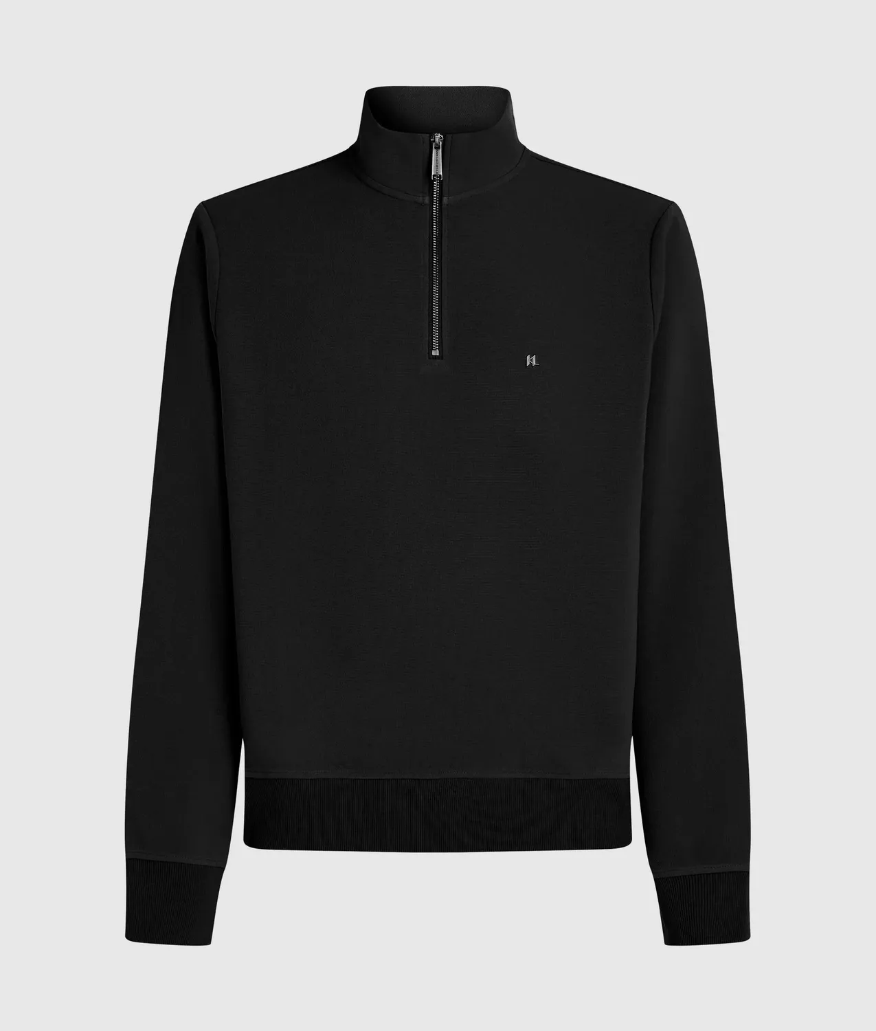 Karl Lagerfeld Quarter Zip Sweatshirt Monogramm Herren