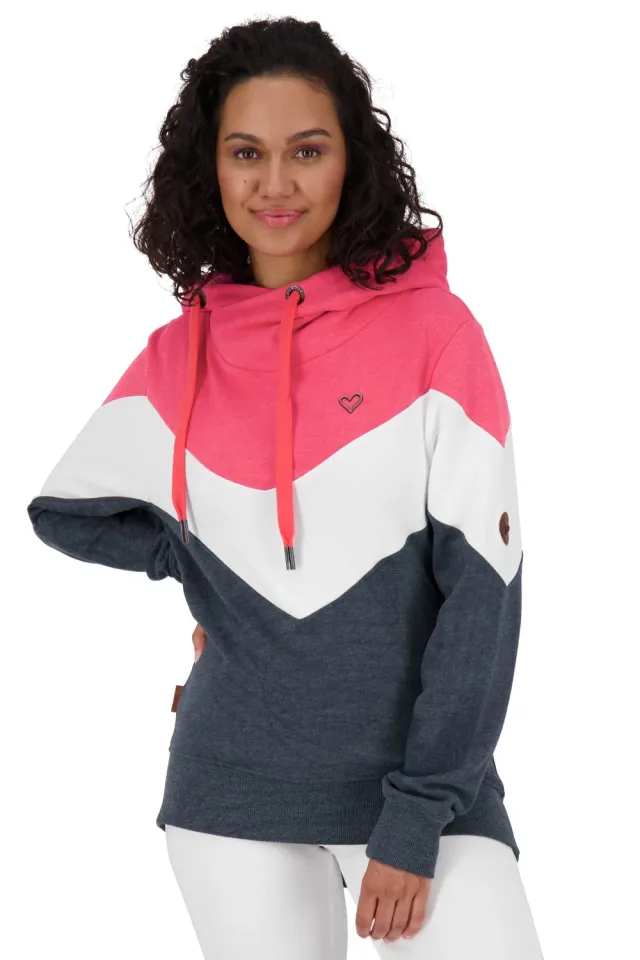 Alife & Kickin StellaAK A Sweat rot Kapuzenpullover Damen