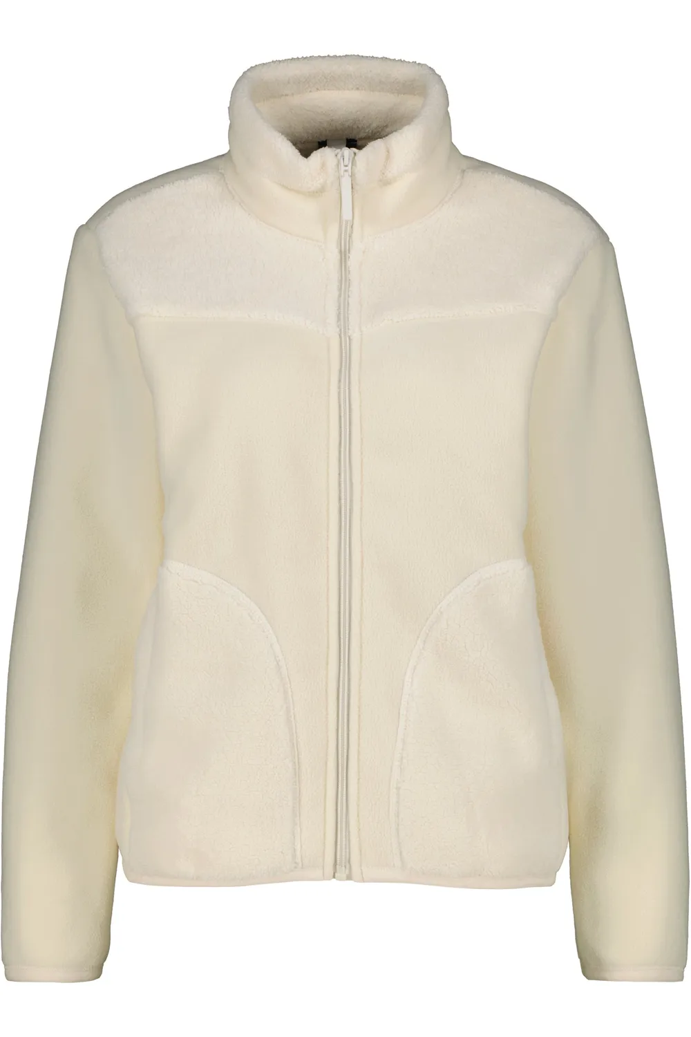Alife & Kickin LysannAK T Teddy Jacke Weiß Damen