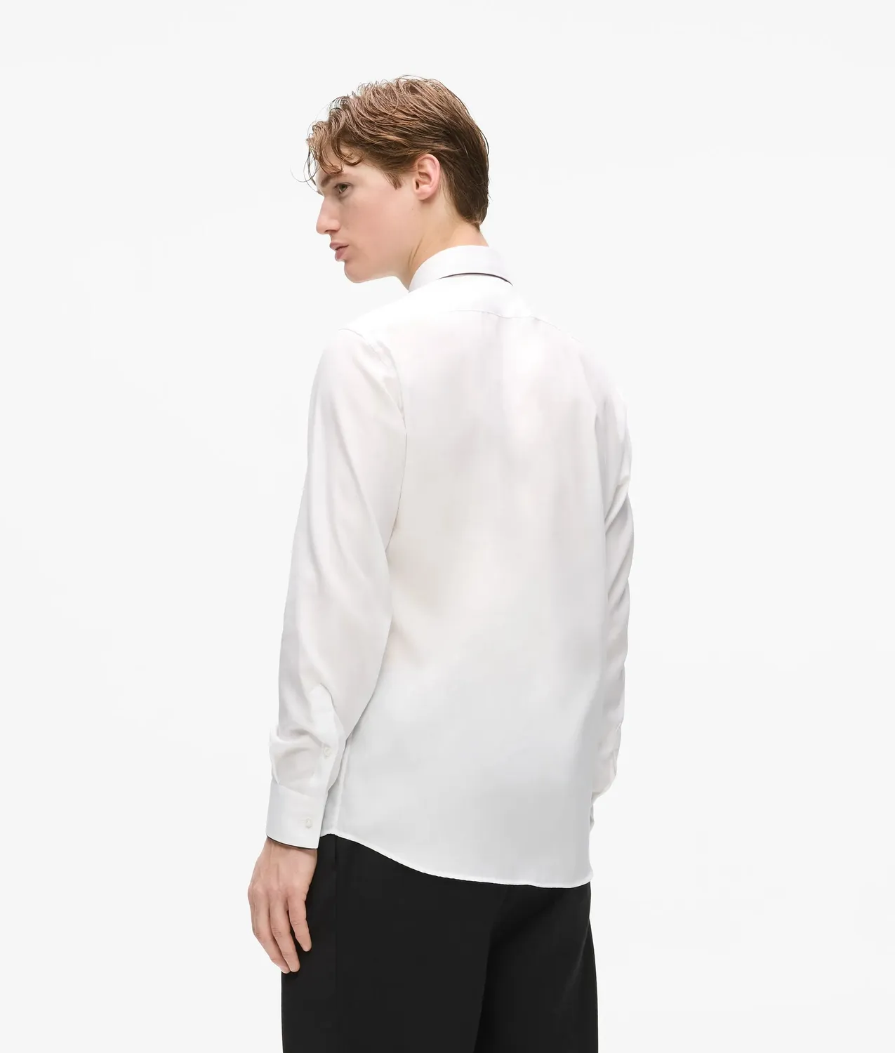 Karl Lagerfeld KL Studio Hemd Schurwolle Kragen 15-18