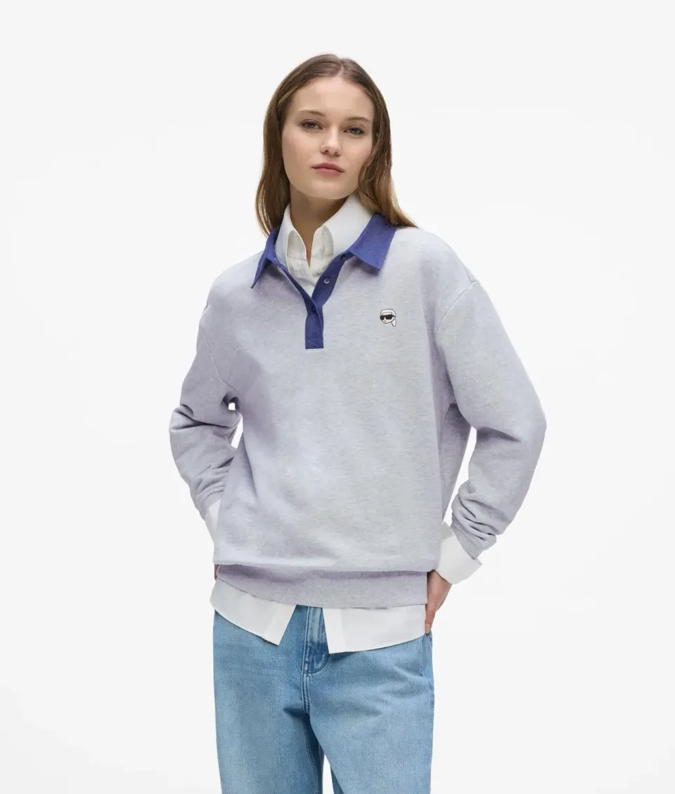 Karl Lagerfeld Ikon Sweatshirt Denim Damen Bio
