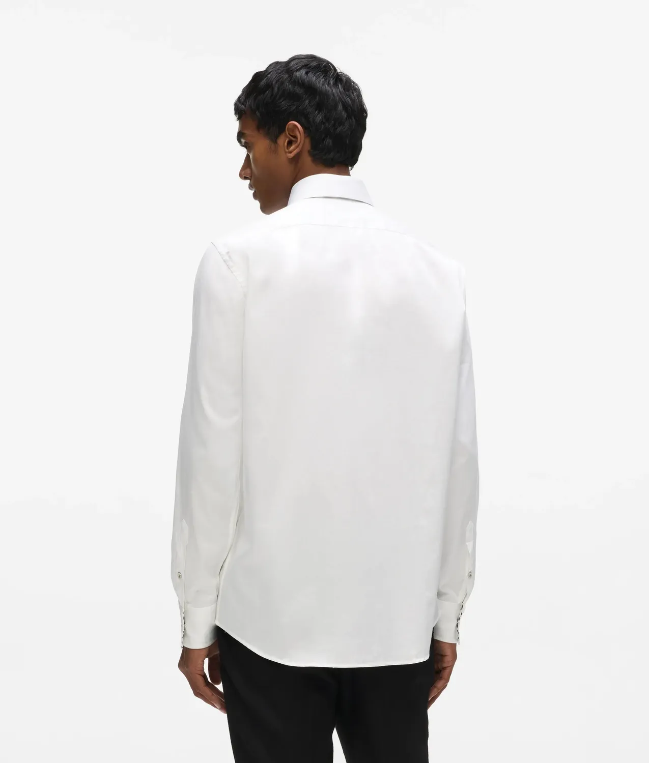 Karl Lagerfeld Snap Button Hemd Herren Druckknopf