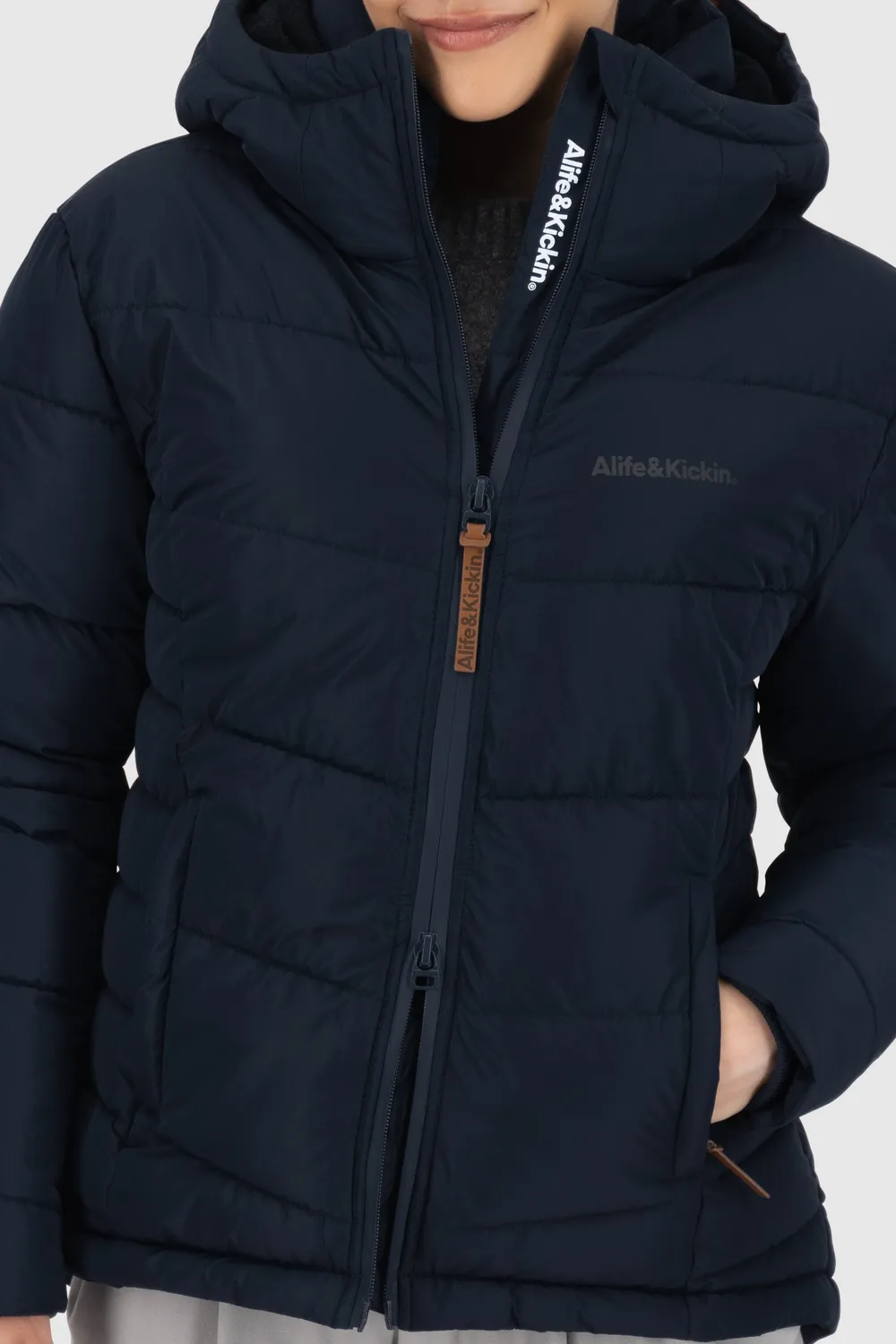 Alife & Kickin JuanaAK A Jacke Dunkelblau Damen Winter