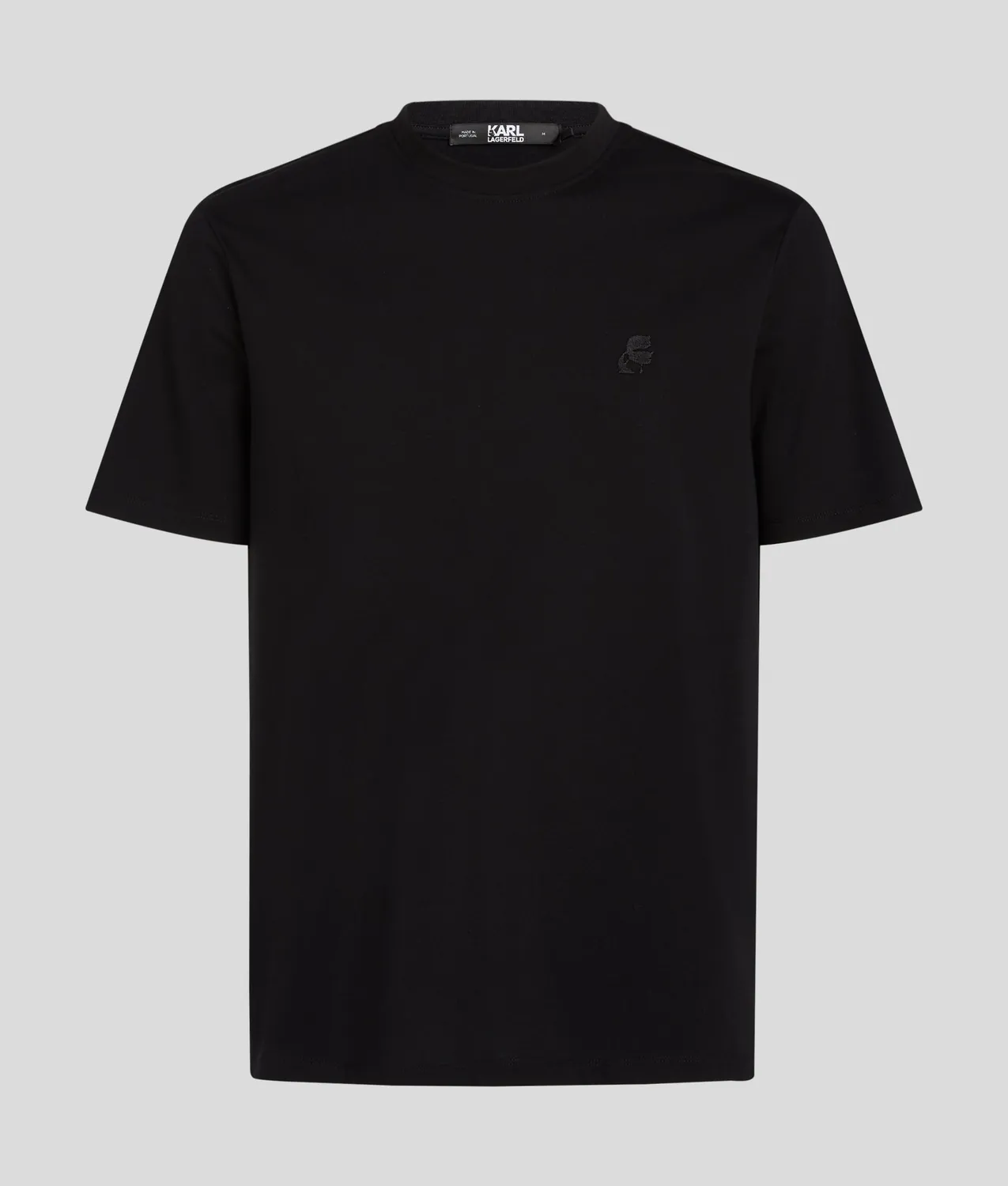 Karl Lagerfeld Ikon Kameo T-Shirt Baumwolle Stickerei
