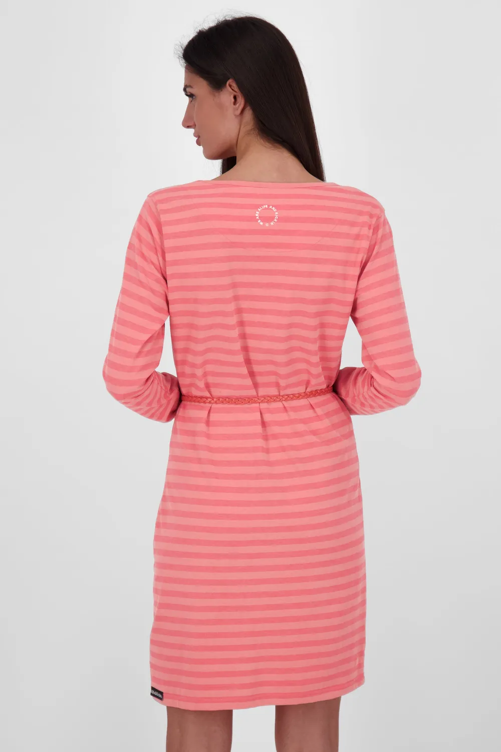 Alife & Kickin EllinAK B Longsleeve Kleid Rot Damen
