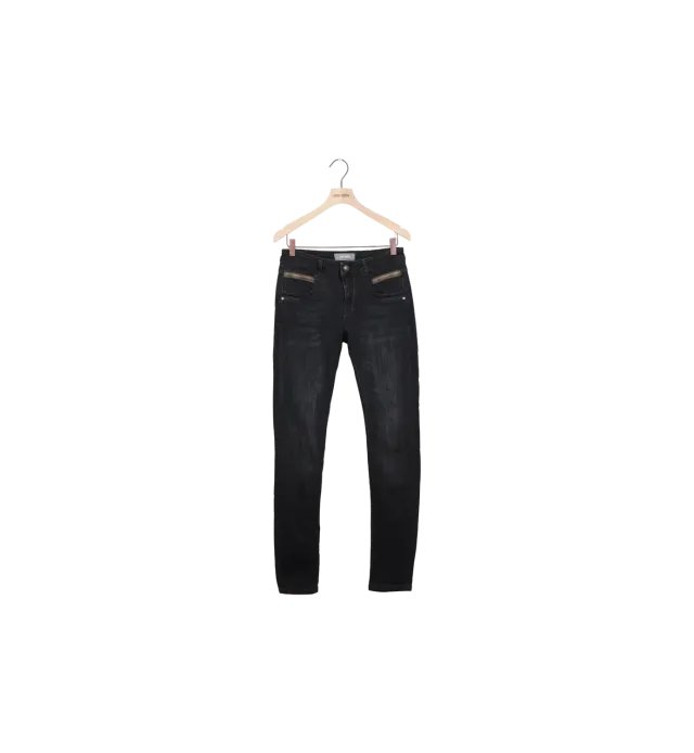 Mos Mosh MMNaomi Chain Brushed Jeans Black 26 Regular
