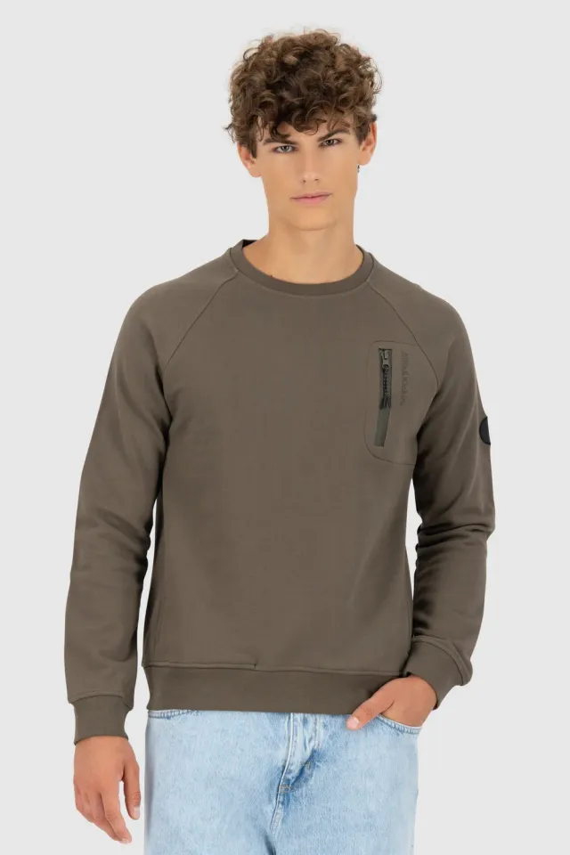 Alife & Kickin FabioAK A Sweatshirt Dunkelgrün Herren