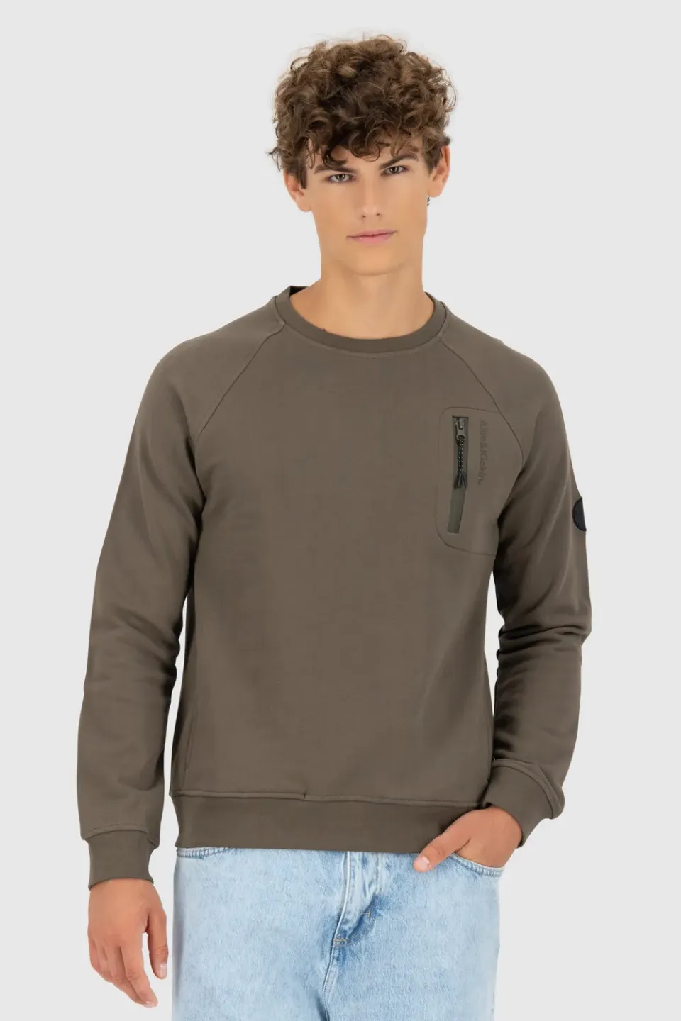 Alife & Kickin FabioAK A Sweatshirt Dunkelgrün Herren