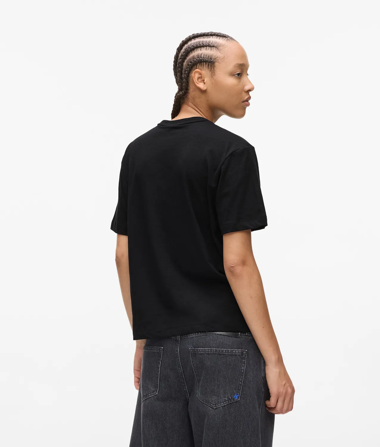 Karl Lagerfeld KL Jeans Outline Logo T-Shirt Baumwolle
