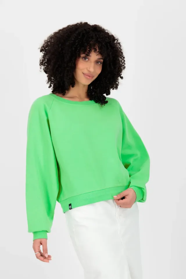 Alife & Kickin TeonaAK A Sweatshirt Grün Oversize