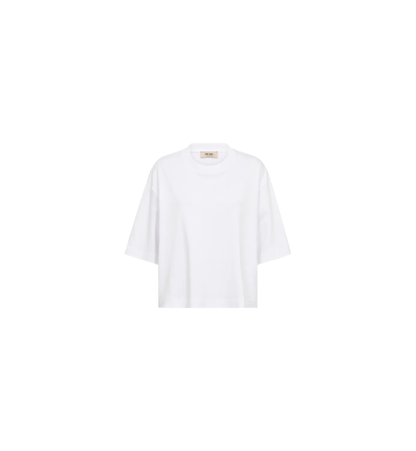 Mos Mosh MMNatalie Boxy T-Shirt Bio-Baumwolle Weiß