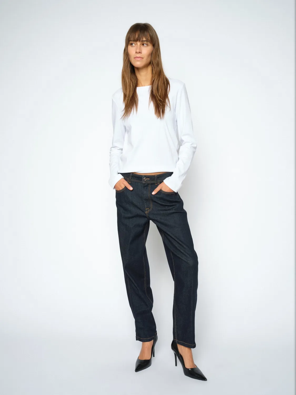 Mos Mosh MMAymen Deluxe Jeans Dunkelblau Boyfriend