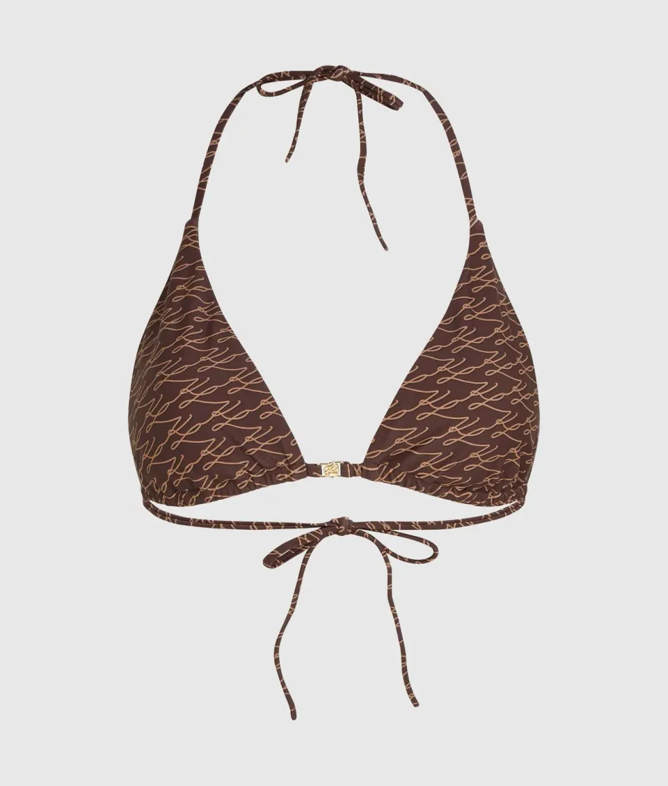 Karl Lagerfeld Autograph Bikini Top Triangle Recycelt