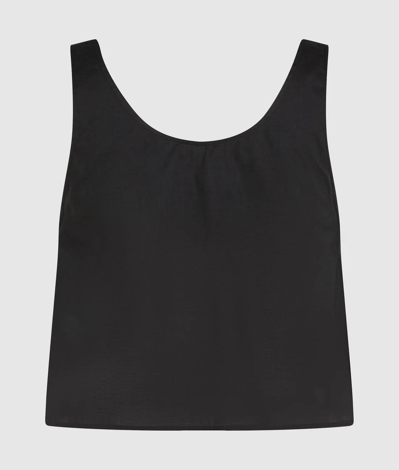 Karl Lagerfeld Tie-Front Beach Top aus Baumwolle