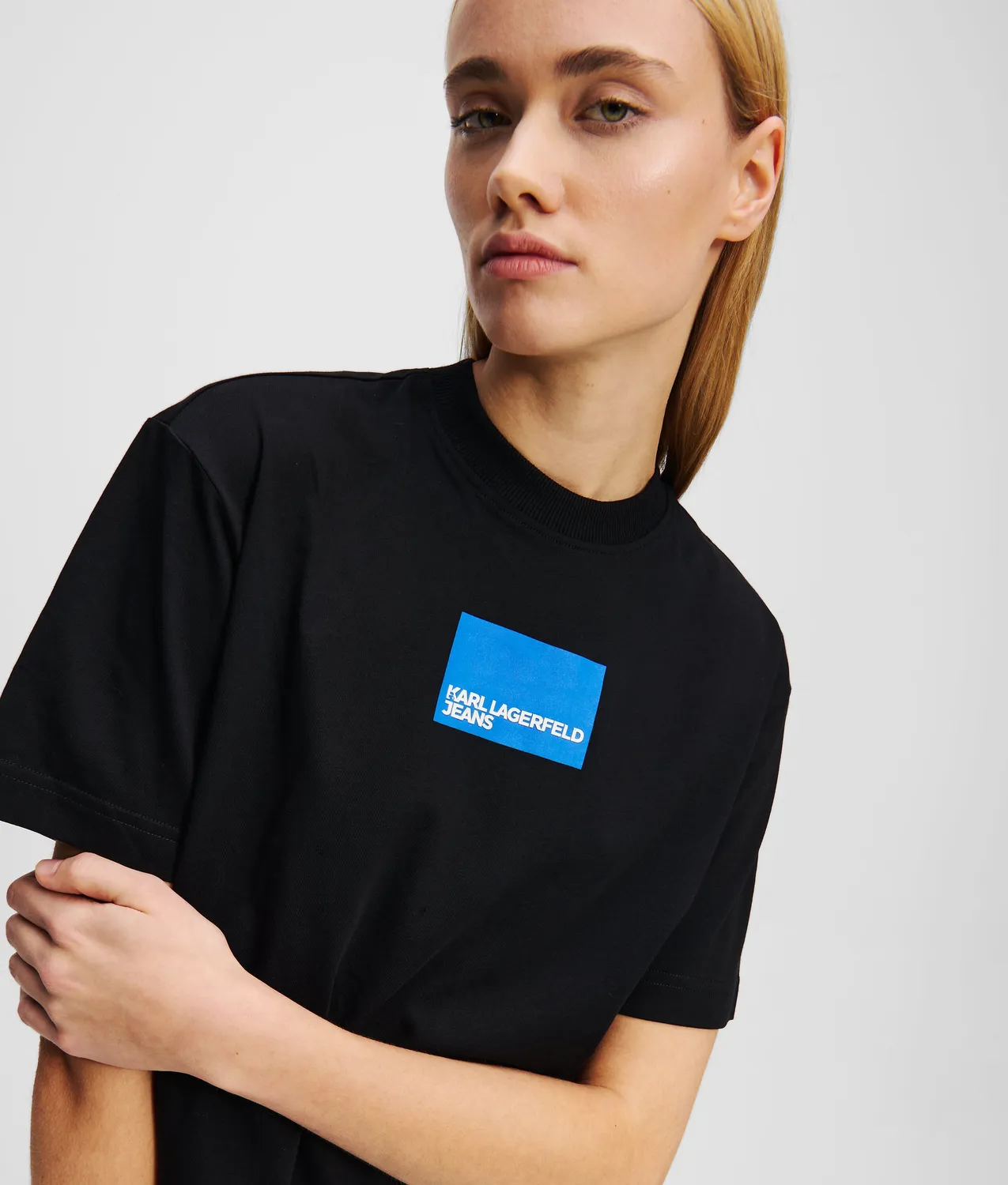Karl Lagerfeld KLJ Box Logo T-Shirt Baumwolle XS-XL