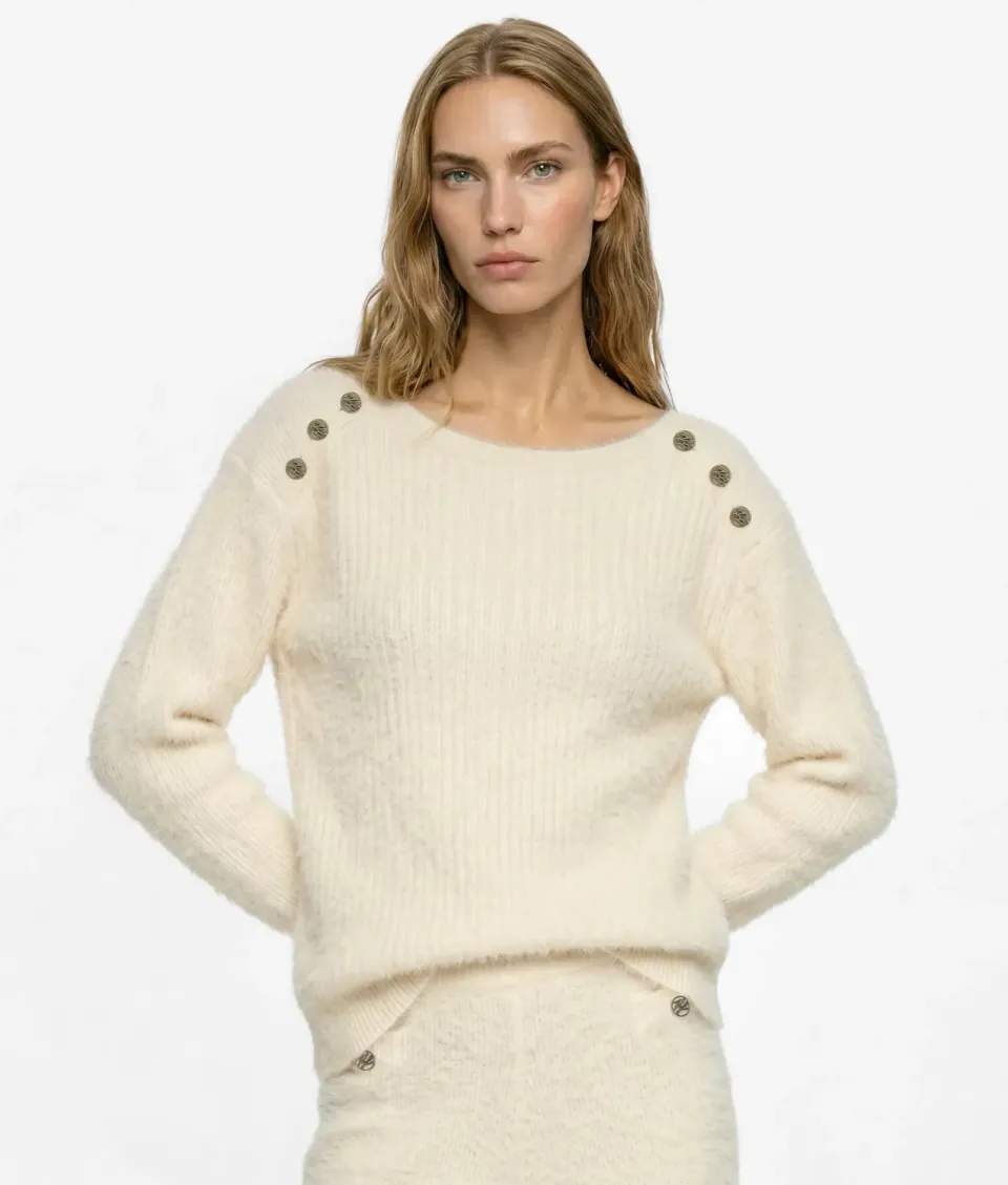 Karl Lagerfeld Fluffy Loungewear Pullover Damen XS-XL flauschig