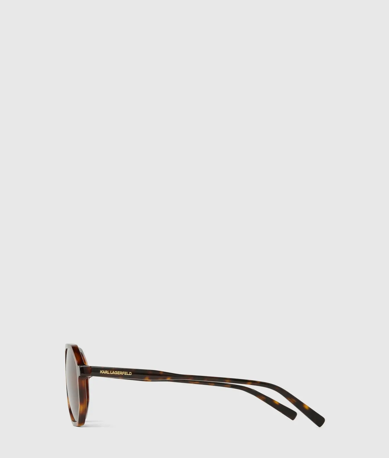 Karl Lagerfeld Slim Navigator Sonnenbrille One Size schwarz