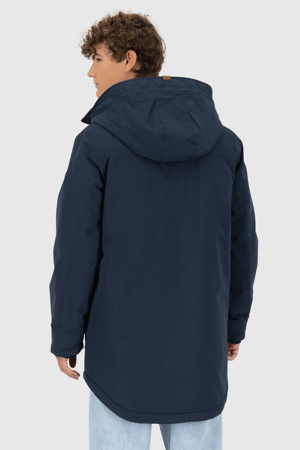 Alife & Kickin RonAK A Parka Dunkelblau Herren Winter