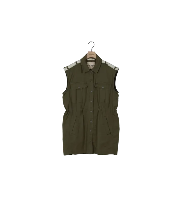 Mos Mosh ReLoved MMNaya Utility Weste S Ivy Green
