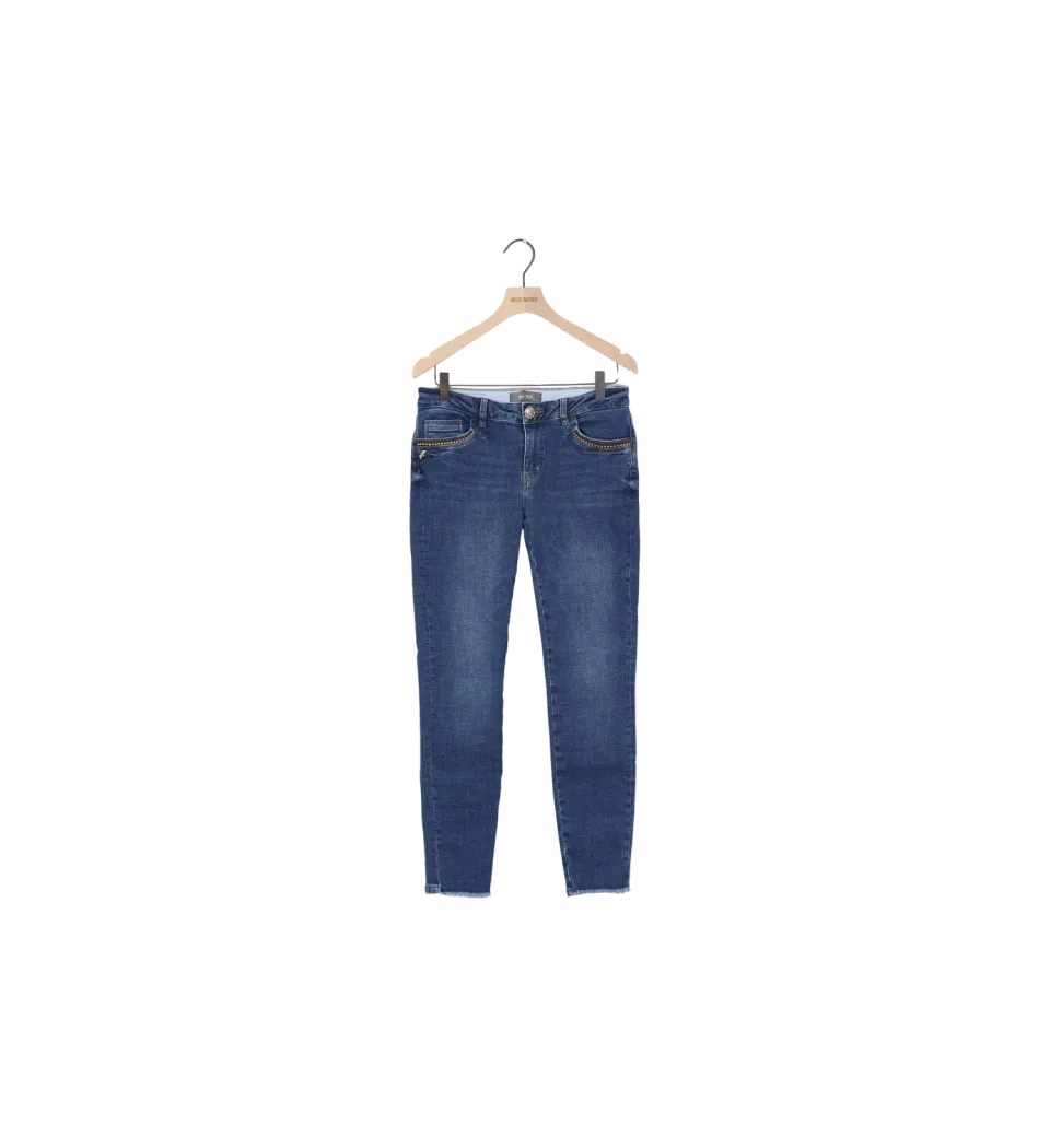 Mos Mosh MMSumner Line Jeans Blau 27 Ankle Secondhand