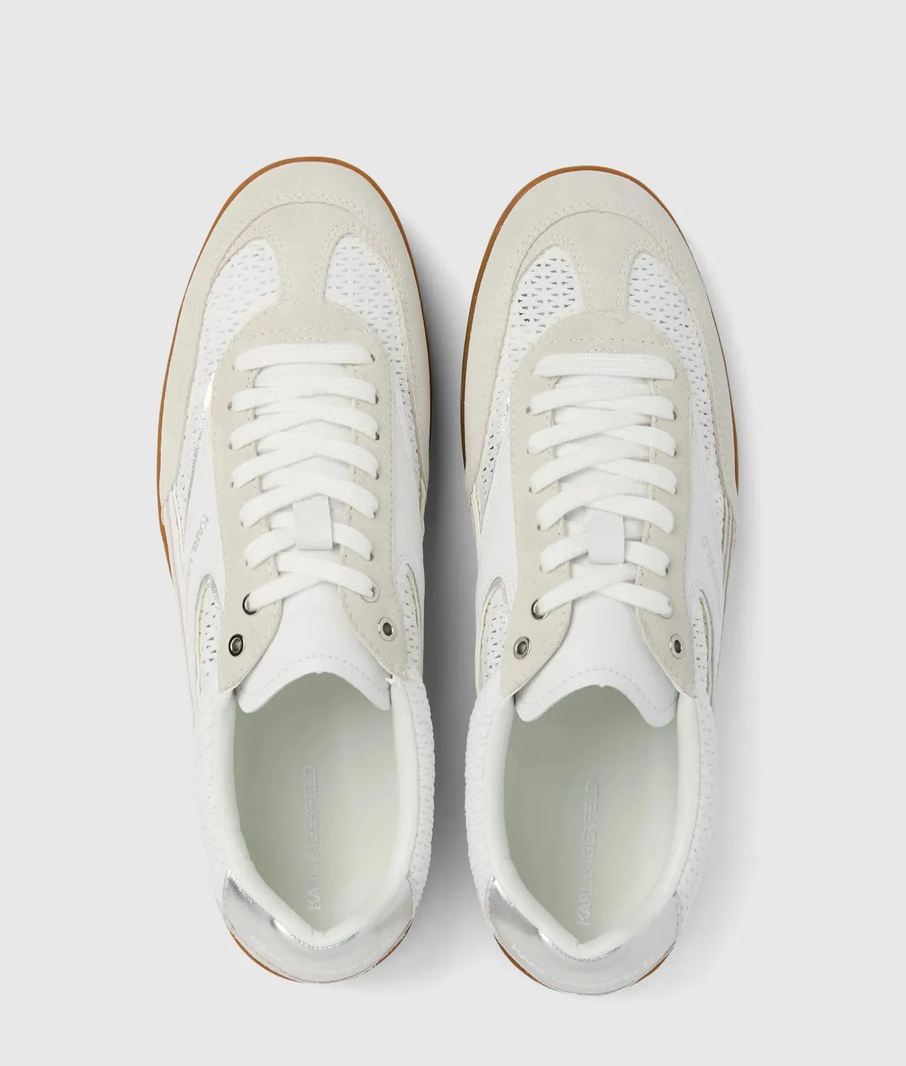 Karl Lagerfeld Kandidate Mesh Sneaker Grösse 4-10 Leder-Mix