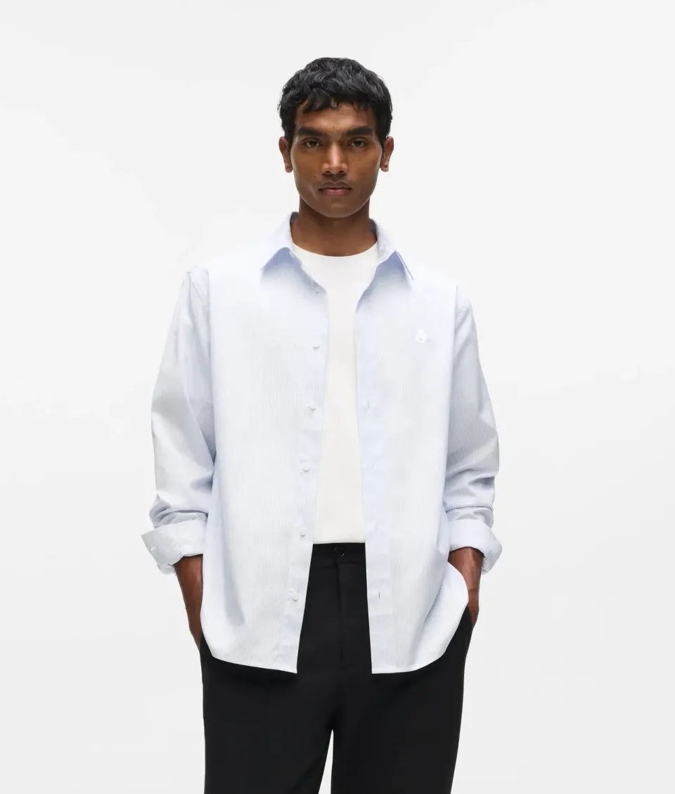 Karl Lagerfeld Ikon Kameo Baumwollhemd Classic