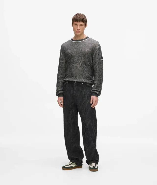 Karl Lagerfeld KL Jeans Pinstripe Relaxed Nadelstreifen