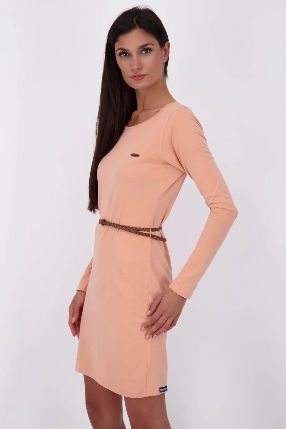 Alife & Kickin EllinAK A Jerseykleid Damen rosa langarm