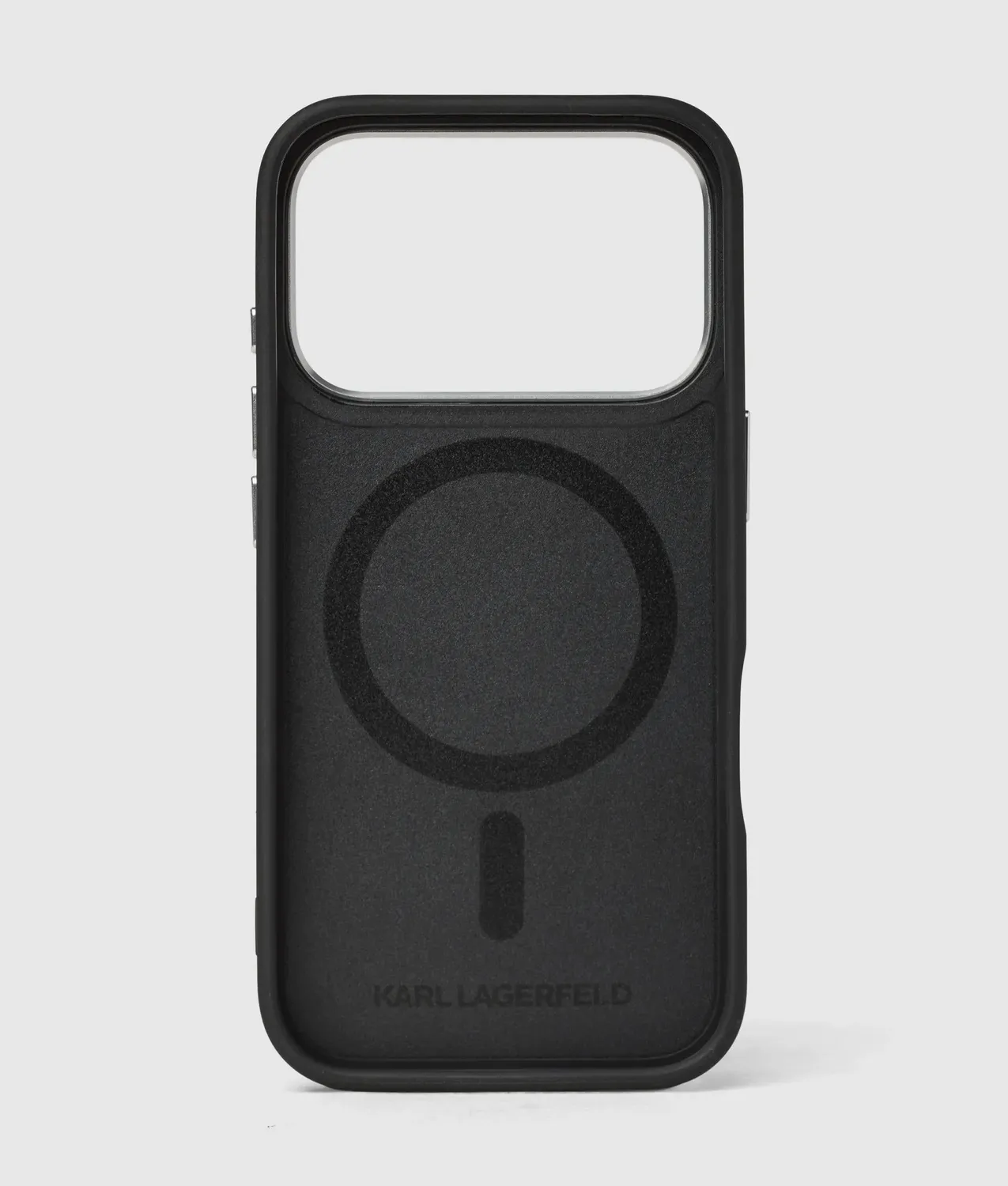 Karl Lagerfeld Ikon Karl iPhone 16 Pro Max Hülle Leder