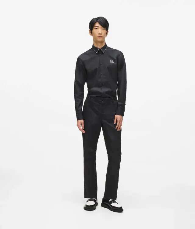Karl Lagerfeld Classic Chino Hose Baumwolle elastisch